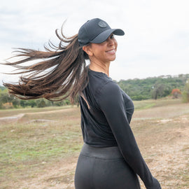 ponytail hat for women, black ponytail hat, designer baseball hat