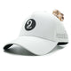 White Aoraki Ponytail Womens Trucker Hat with breathable, water-resistant material and high ponytail opening for women outdoors