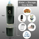 26oz kids water bottle with 18oz drink capacity, 8oz bottom storage compartment for snacks, keys, or powder, stainless steel insulated design