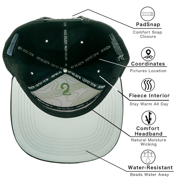 purposefully-lost-forest-colorado-trucker-hat-mountain-hat-performance-baseball-cap-kids-boys-hiking-hats-bamboo-headband-water-resistant-moisture-wicking-mountain-landscape-sun-cute-trendy-fall-autumn-changing-leaves-cap-low-profile-nature-cool-designer-